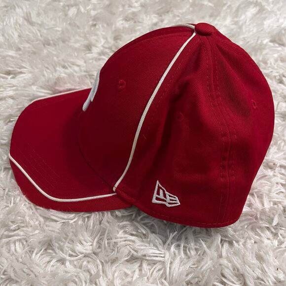 Genuine Merchandise Red New Era Philadelphia Phillies Hat Size Medium-Large - Picture 3 of 7